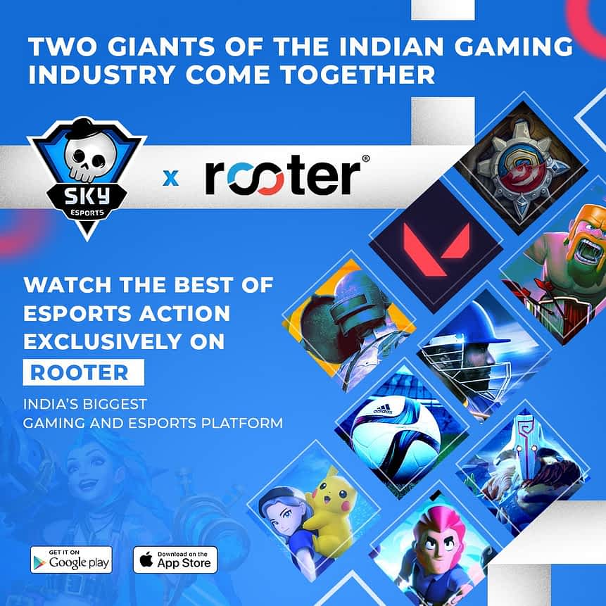 skyesports x rooter 