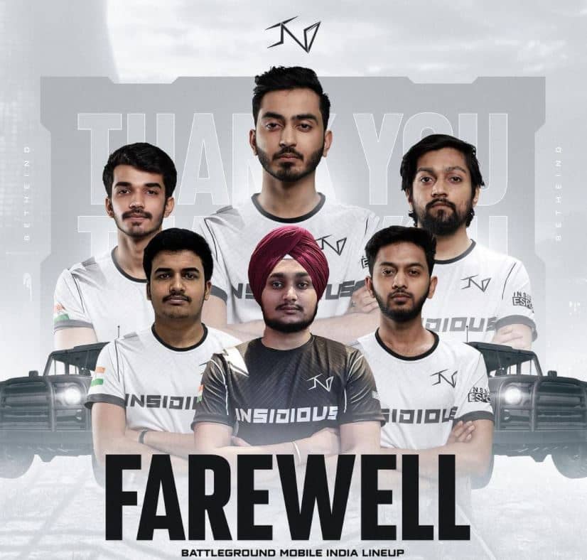 TEAM IND DISBAND THEIR BGMI ROSTER